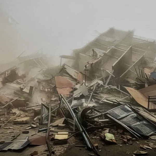Earthquake damage, March 2025